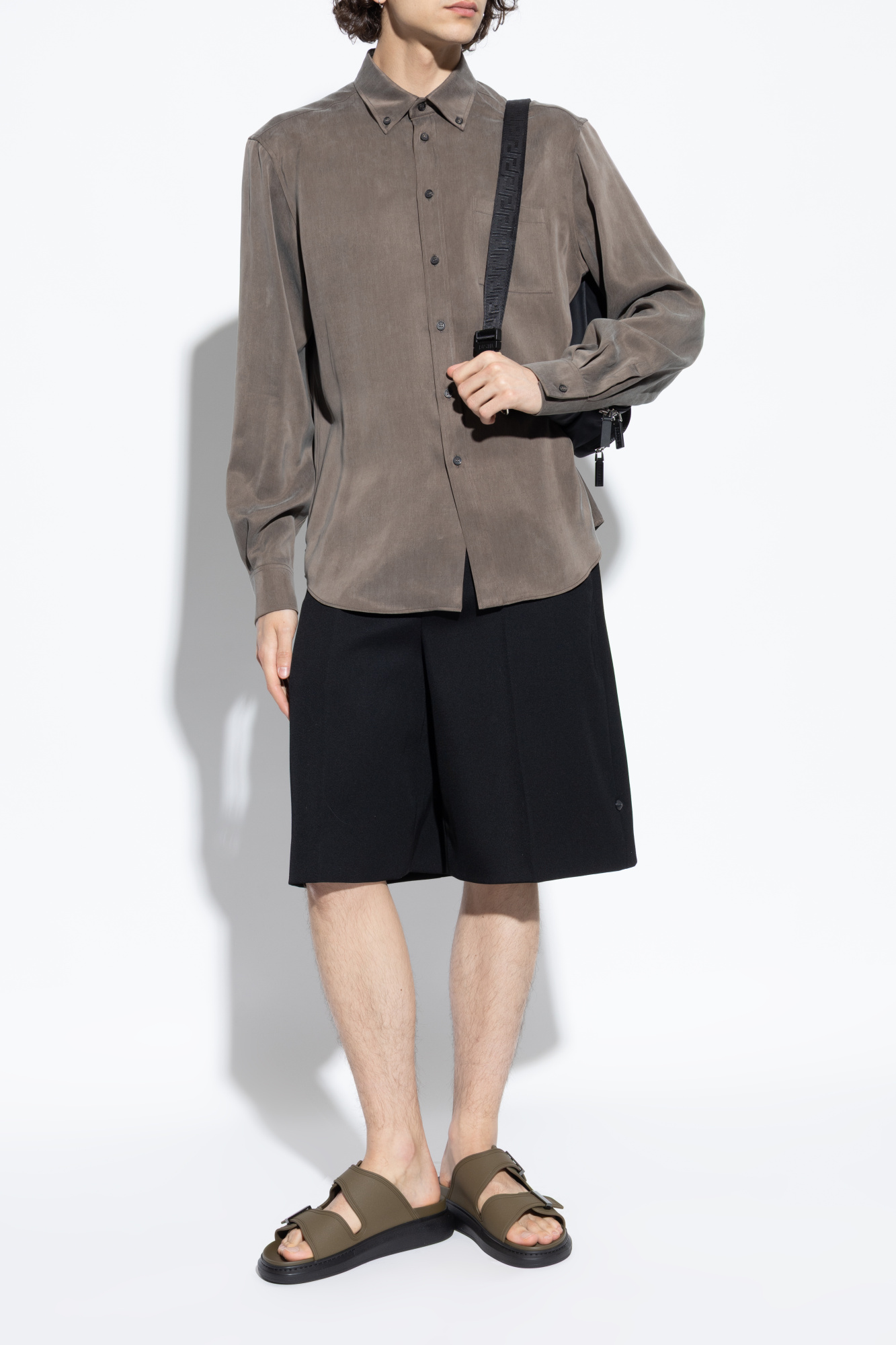 Green Slippers `Hybrid` Alexander McQueen - Vitkac Italy